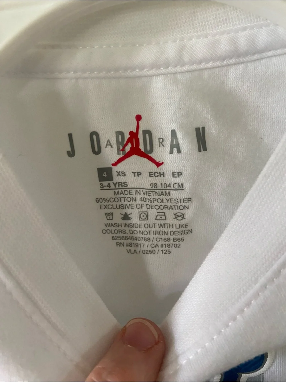 Jordan Kids' White Logo Graphic Two-piece set Jumpman Design
